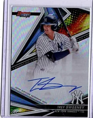 Trey Sweeney - 2022 Bowman's Best, Best of 2022 Autographs #B22-TS Refractor front